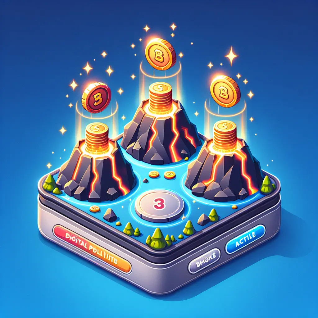 3 Coin Volcanoes slot game